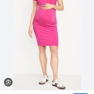 Old Navy Maternity Pink Bodycon Dress